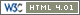 Valid HTML 4.01 Transitional